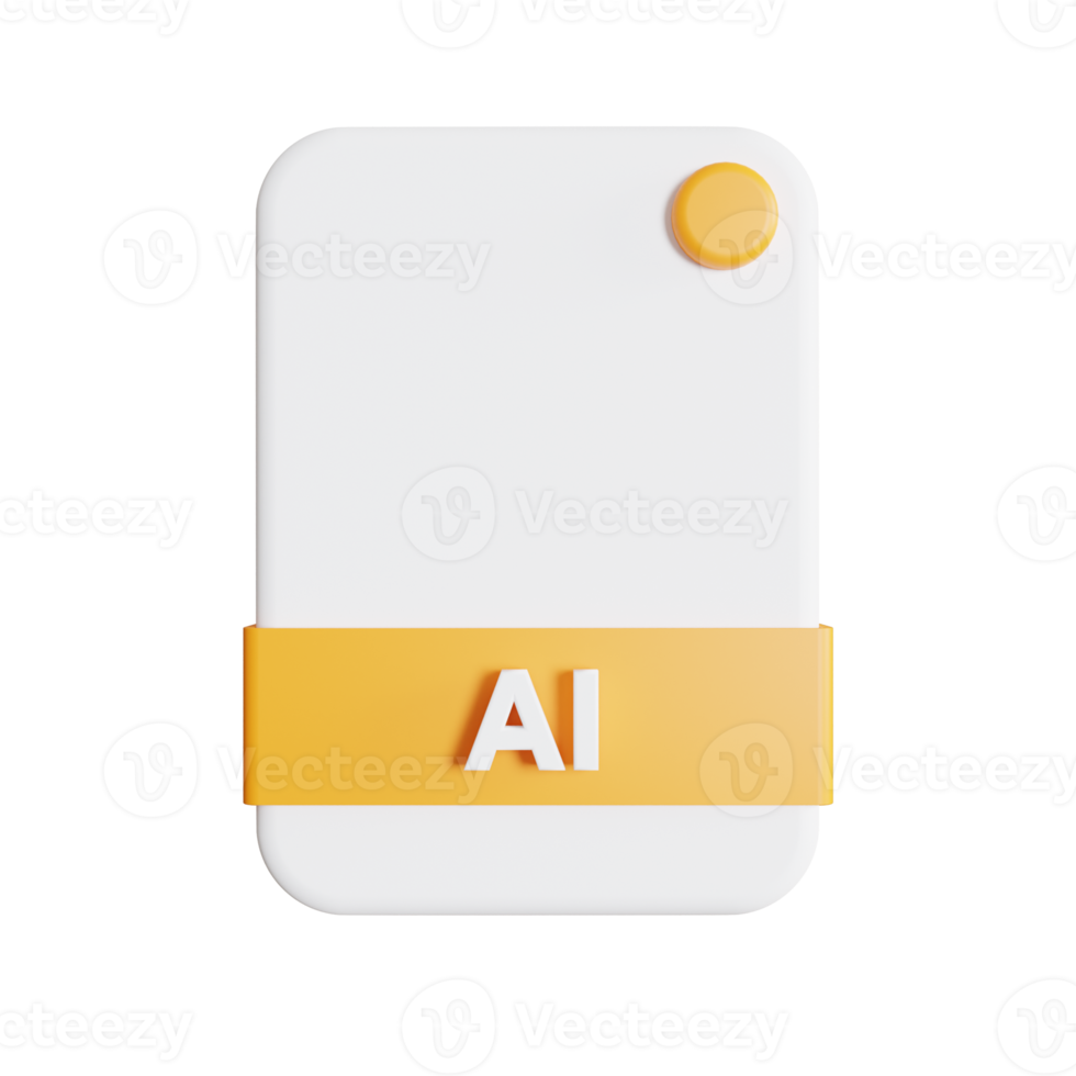 formati di file icona rendering 3d ai png