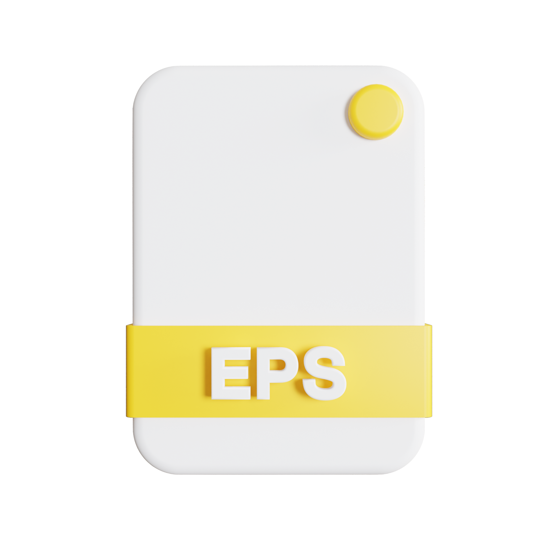 File Formats icon 3d render eps 9827756 PNG