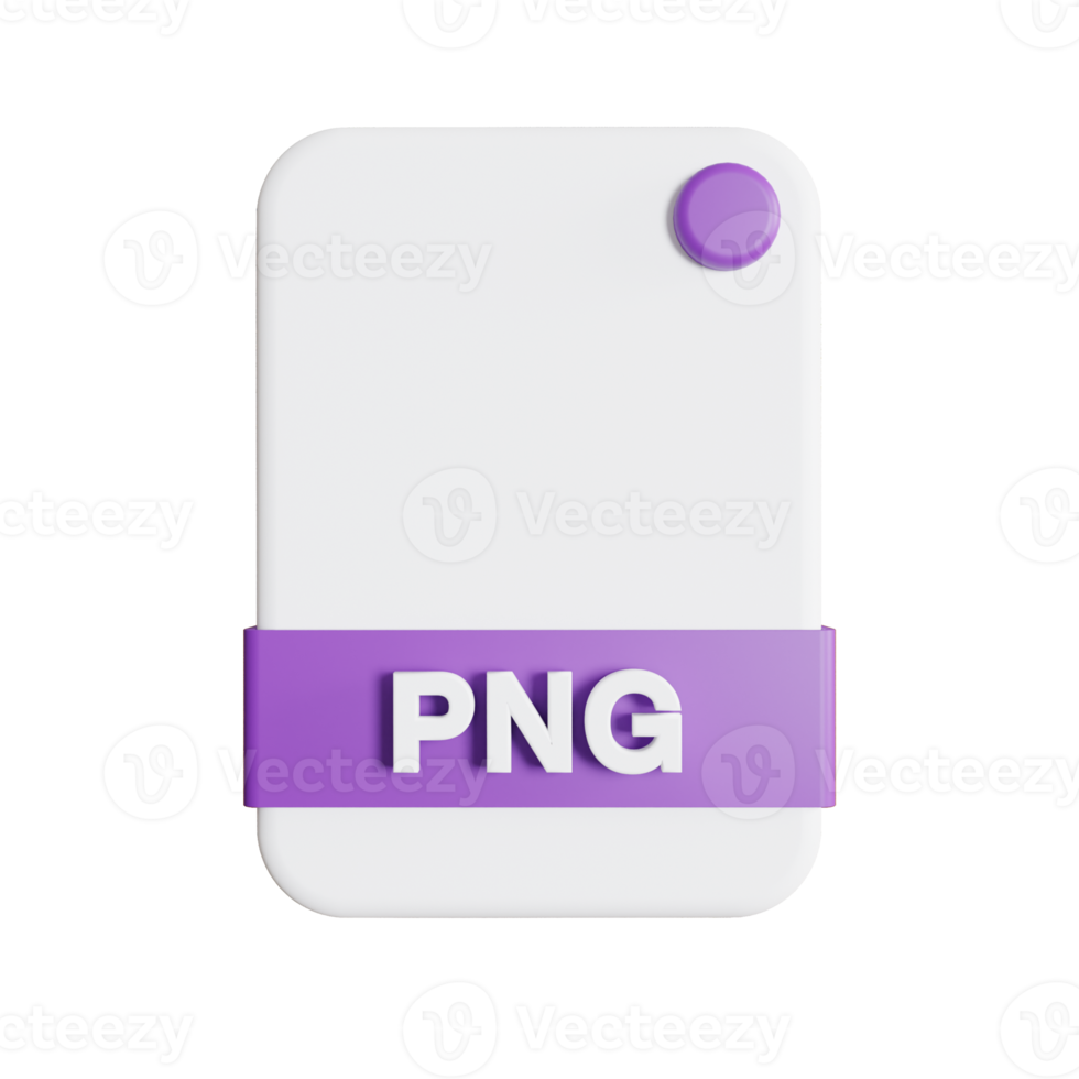 File Formats icon 3d render png