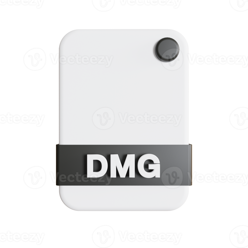 File Formats icon 3d render dmg png