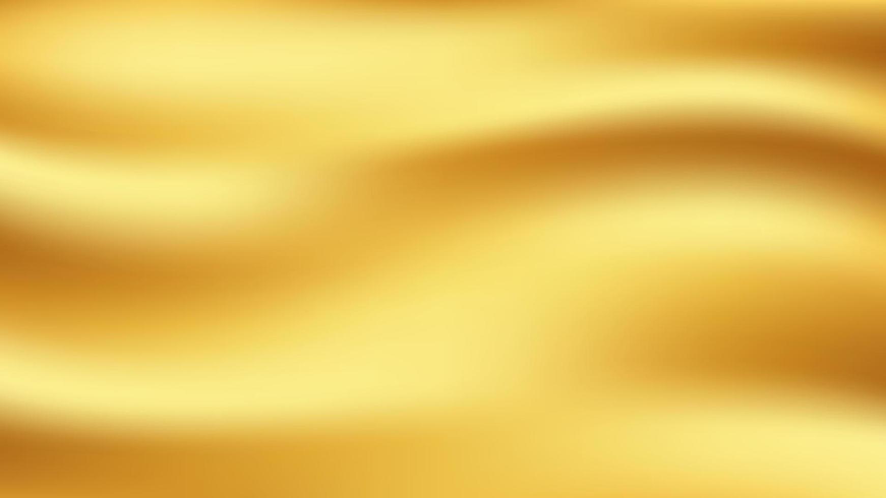 Wave golden abstract background, vector illustration