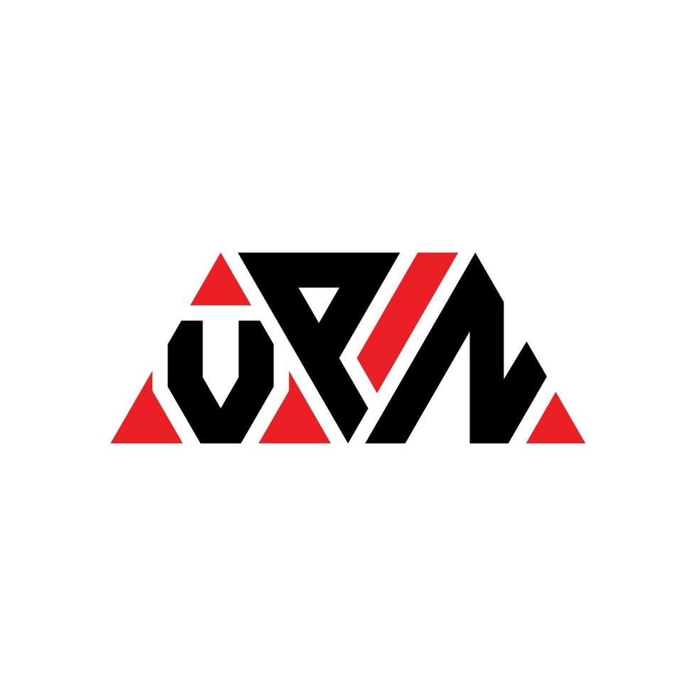 diseño de logotipo de letra triangular vpn con forma de triángulo. monograma de diseño de logotipo de triángulo vpn. plantilla de logotipo de vector de triángulo vpn con color rojo. logotipo triangular vpn logotipo simple, elegante y lujoso. VPN