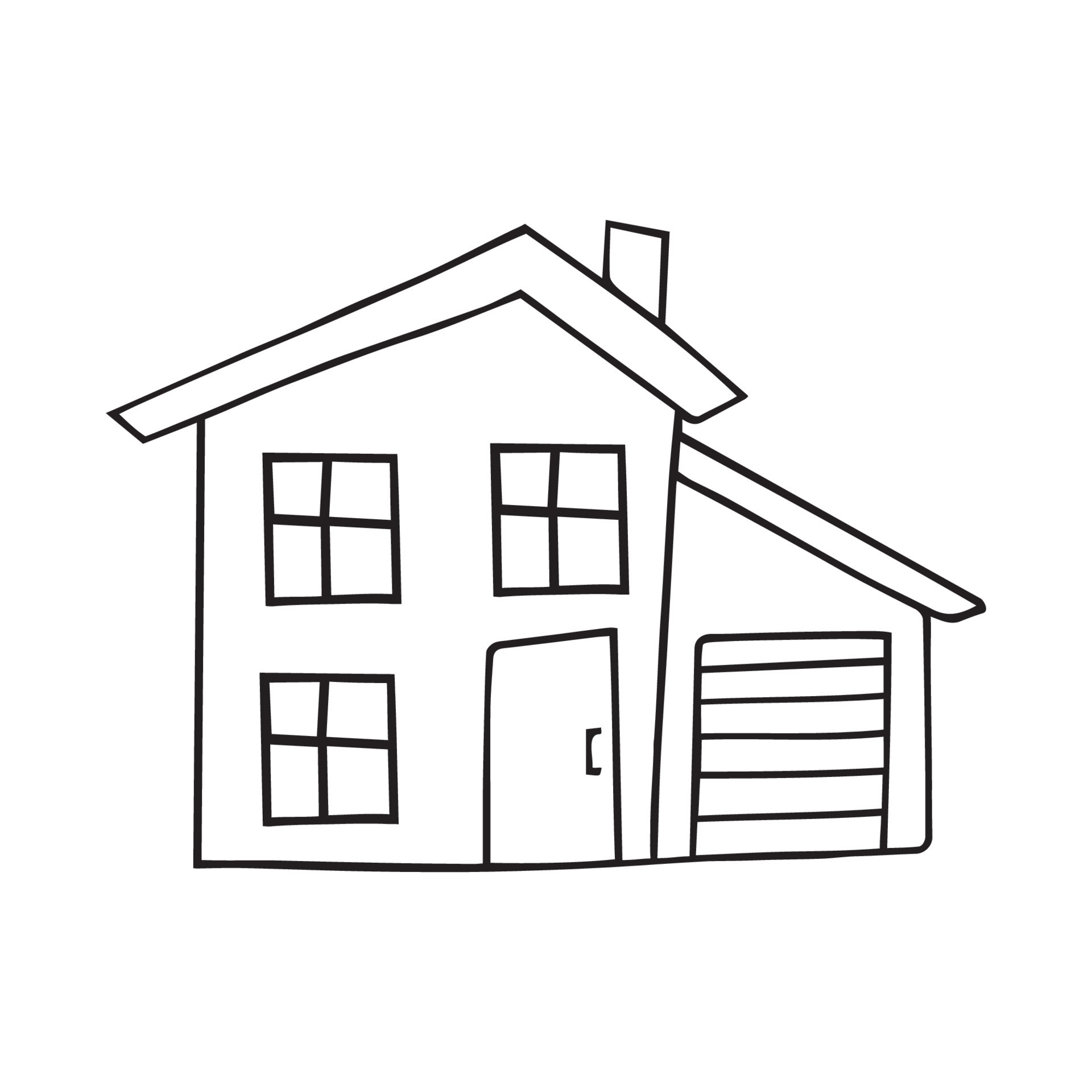 House In Doodle Style 9828168 Vector Art At Vecteezy