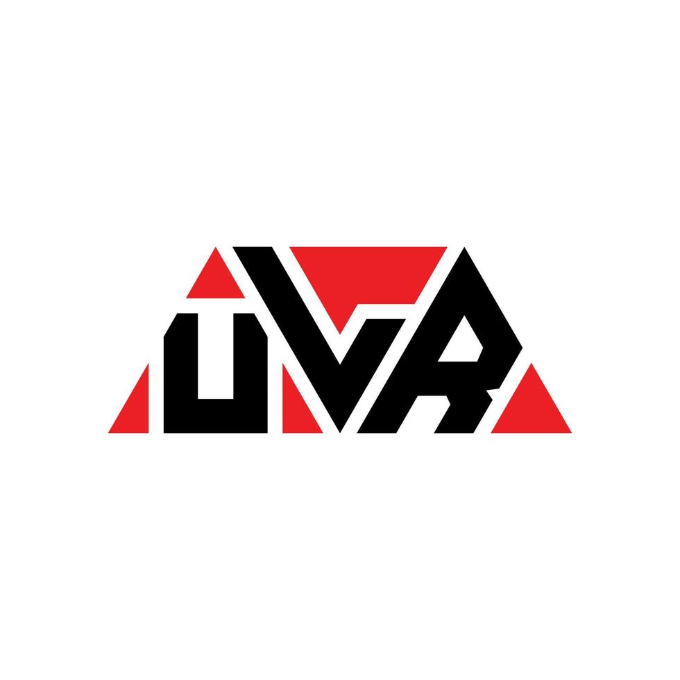 diseño de logotipo de letra de triángulo ulr con forma de triángulo. monograma de diseño de logotipo de triángulo ulr. plantilla de logotipo de vector de triángulo ulr con color rojo. logotipo triangular ulr logotipo simple, elegante y lujoso. url