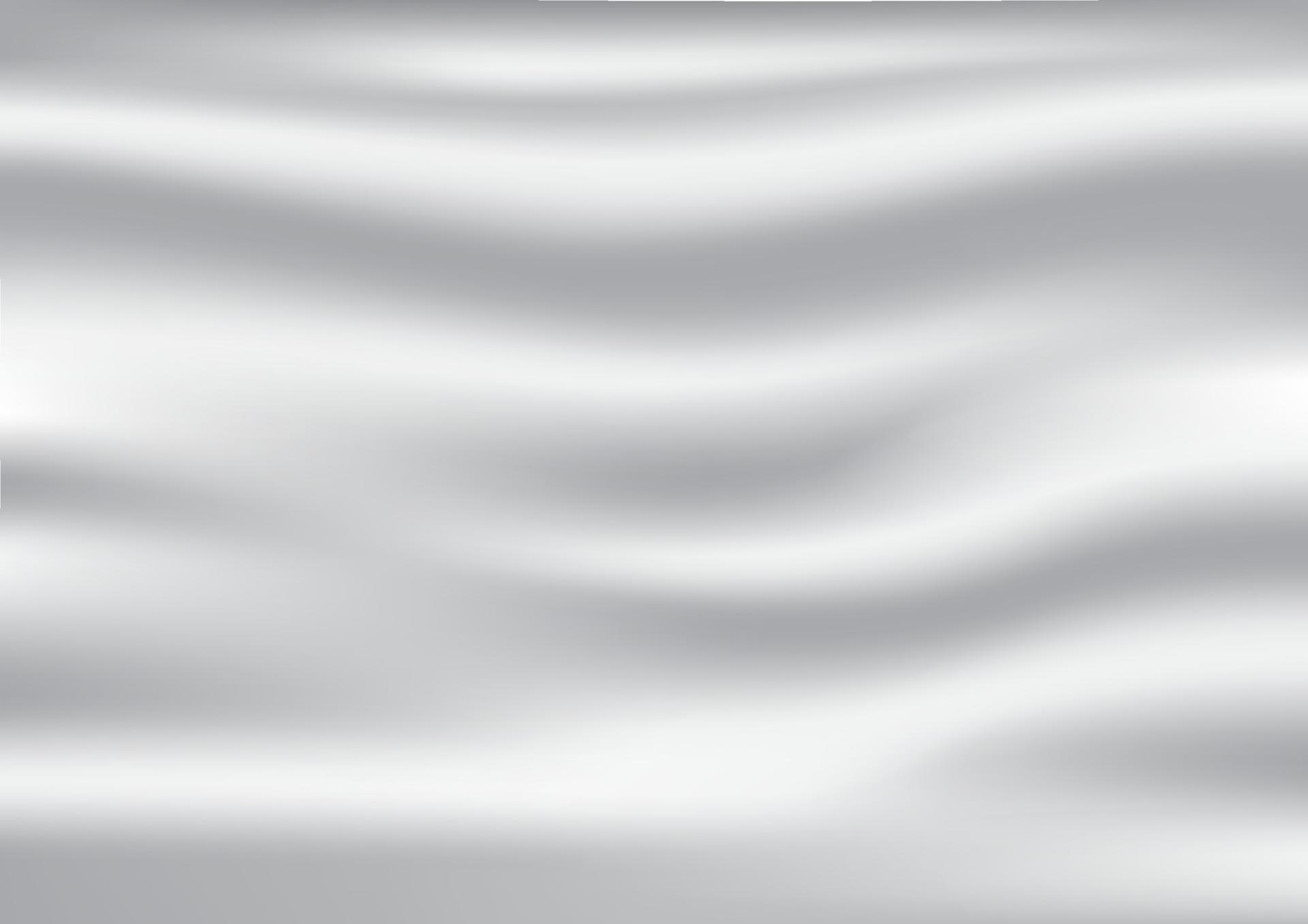 Abstract wrinkles of white satin and silk fabrics background and texture in vector design