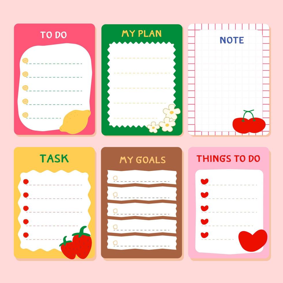 illustration vector Blank reminder paper notes, sticky note pad with tape, memo pad, memo, planner, reminder, message.