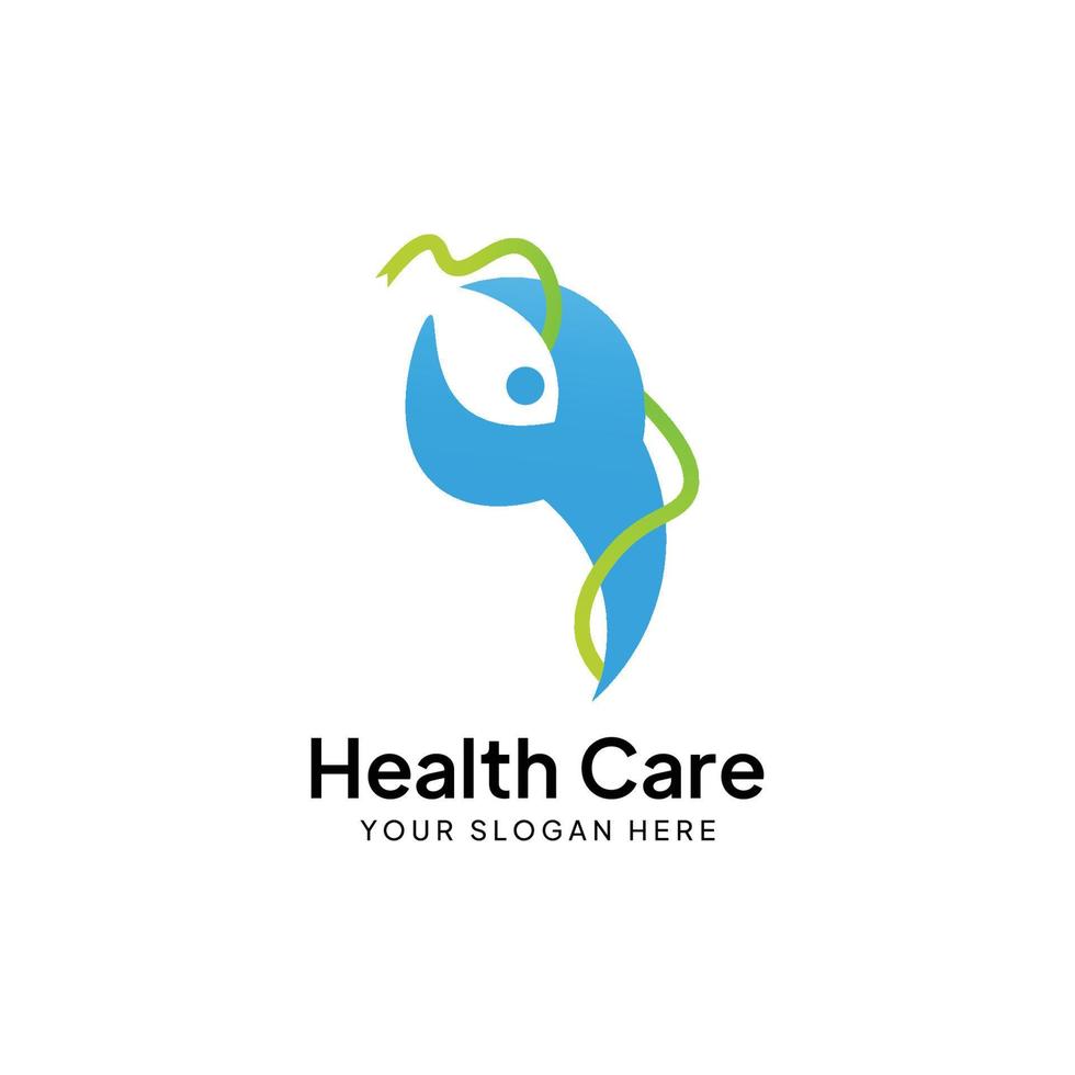 Health care logo vector illustration