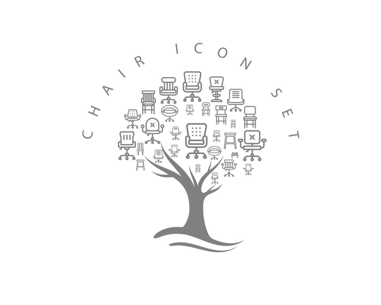 Cair icon set design vector