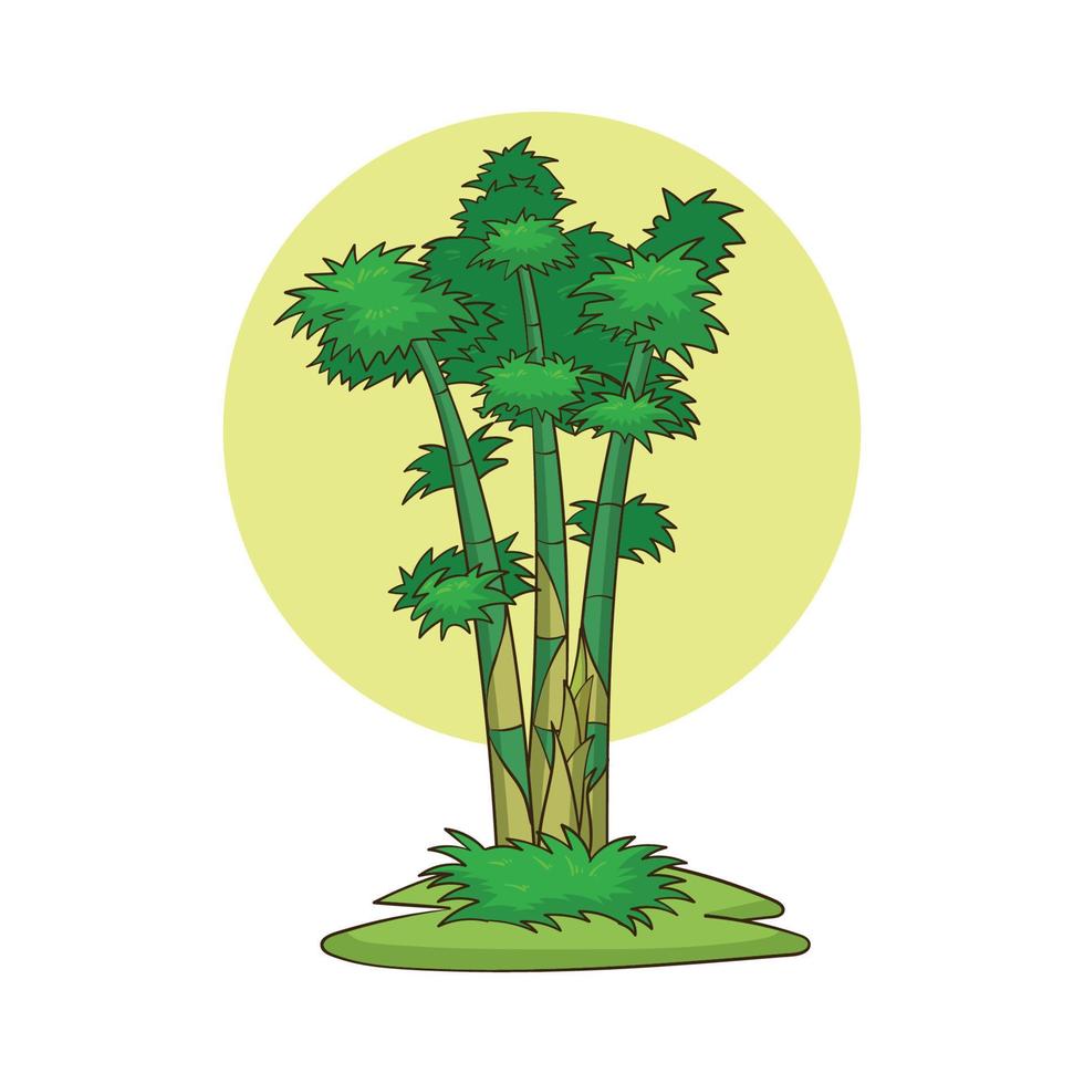 bamboo plant vector illustration 1