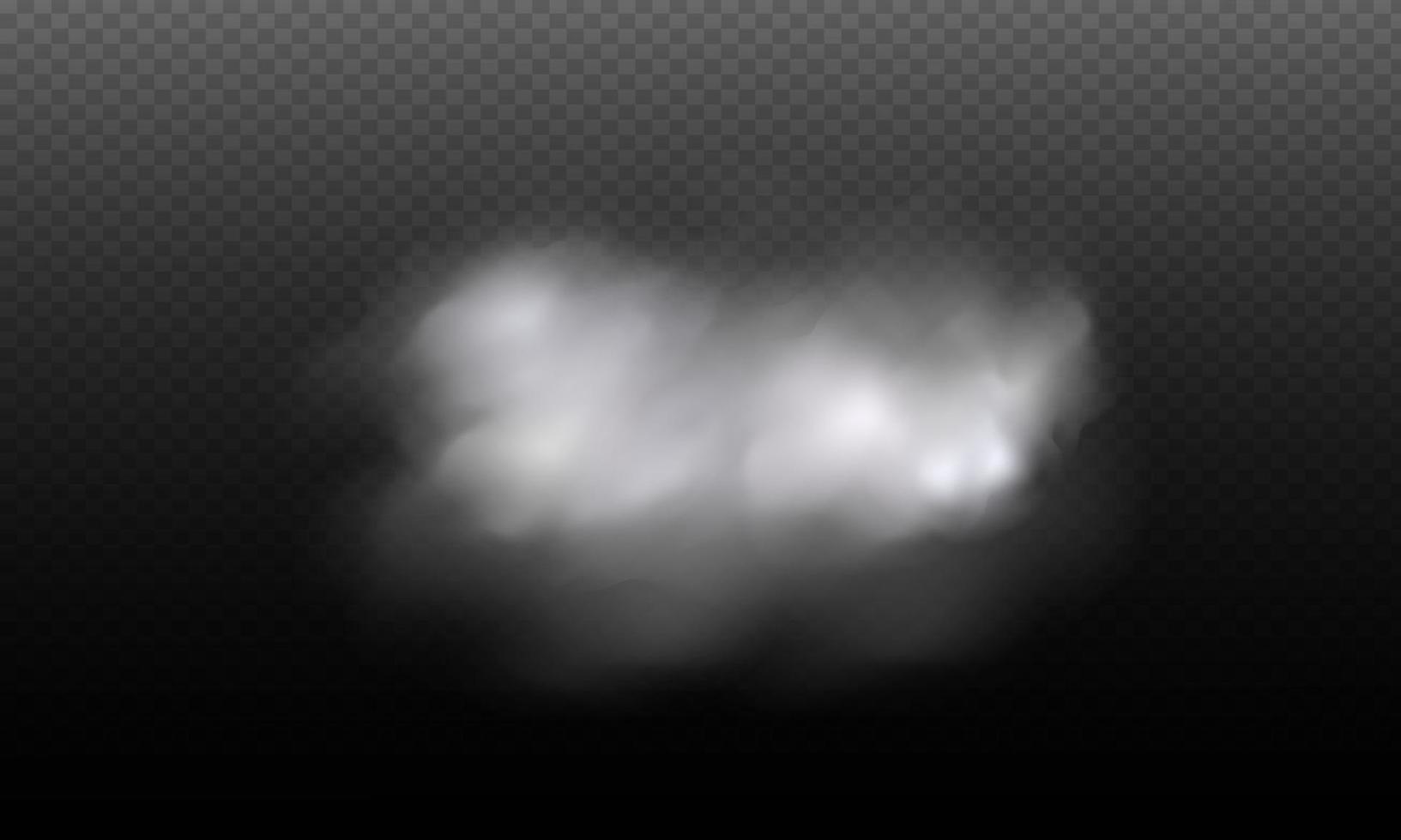White vector cloudiness ,fog or smoke on dark checkered background.