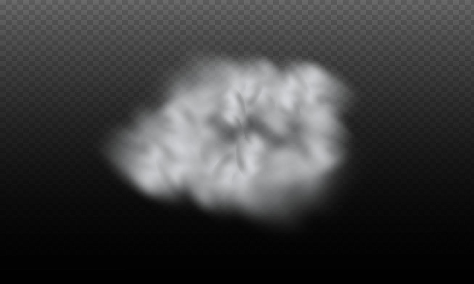 White vector cloudiness ,fog or smoke on dark checkered background.