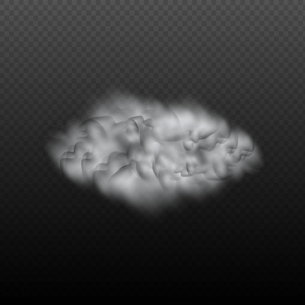 White vector cloudiness ,fog or smoke on dark checkered background.