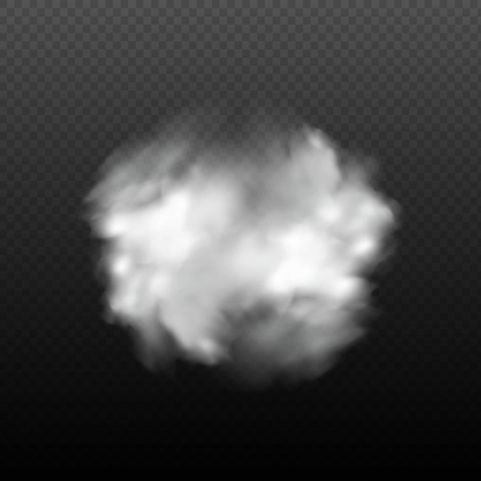 White vector cloudiness ,fog or smoke on dark checkered background.