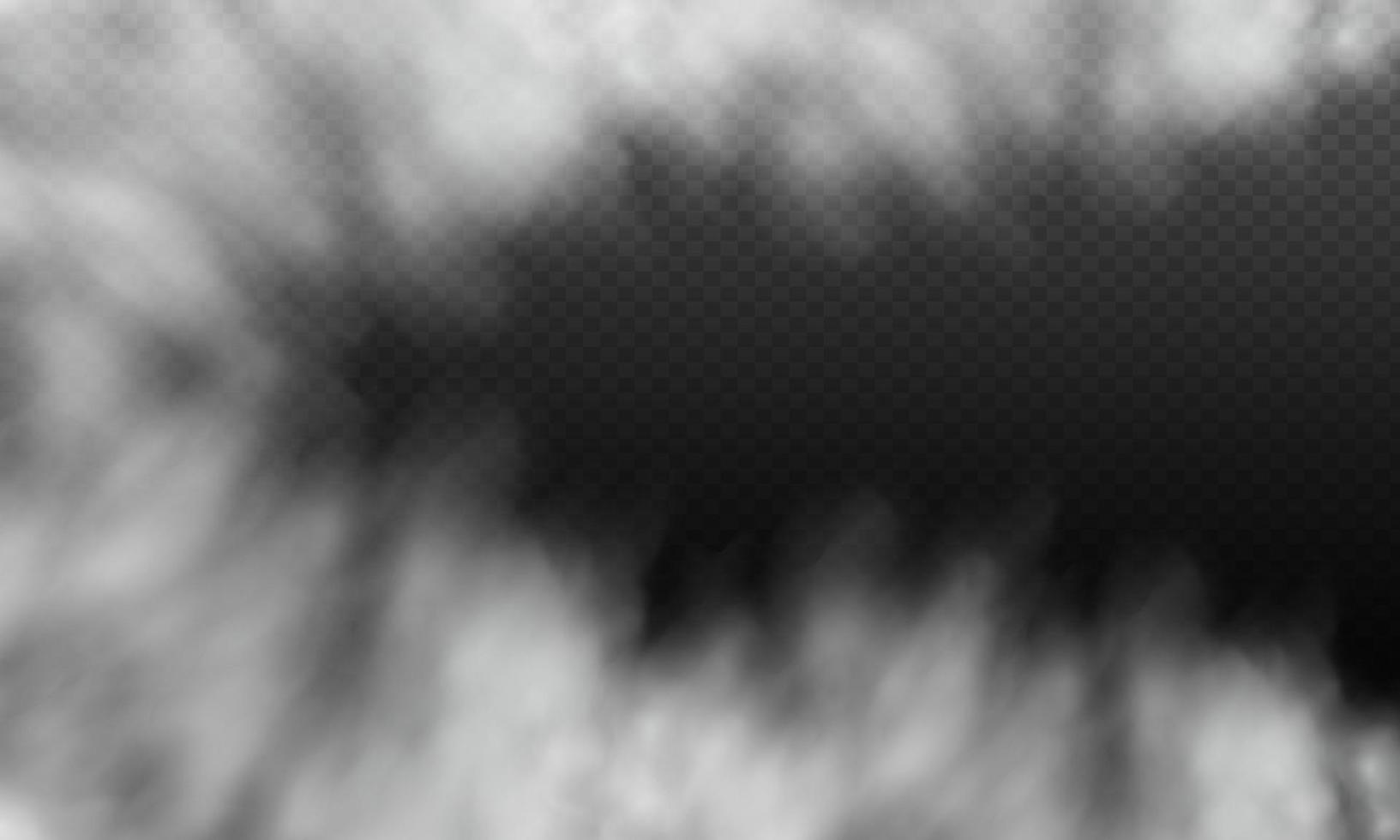 White vector cloudiness ,fog or smoke on dark checkered background.