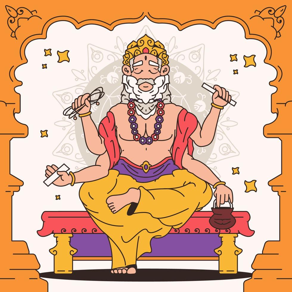 Vishwakarma Puja Concept vector