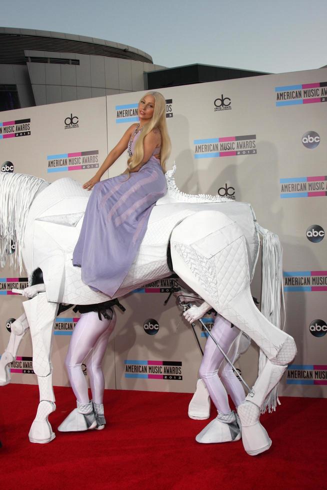 LOS ANGELES, NOV 24 -  Lady Gaga at the 2013 American Music Awards Arrivals at Nokia Theater on November 24, 2013 in Los Angeles, CA photo