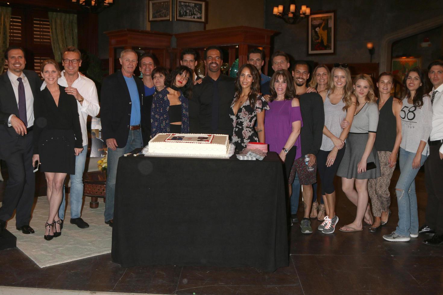 LOS ANGELES, FEB 12 -  Kristoff St John, Young and Restless Cast at the Kristoff St John celebrates 25 Years at YnR at the CBS Television City on February 12, 2016 in Los Angeles, CA photo