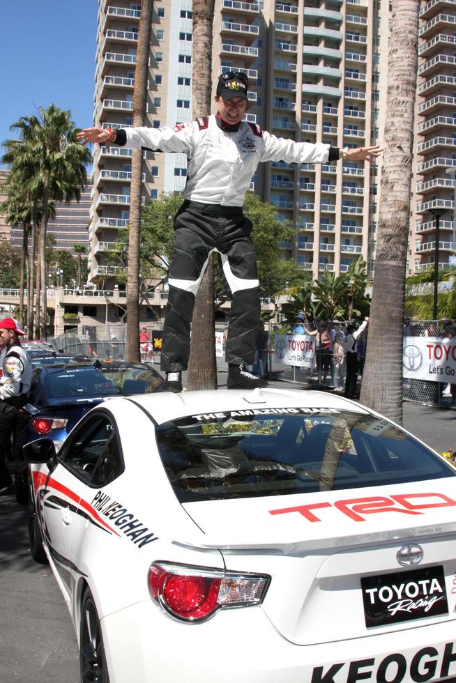 LOS ANGELES, APR 11 - Phil Keoghan at the 2014 Pro Celeb Race Qualifying Day at Long Beach Grand Prix on April 11, 2014 in Long Beach, CA photo