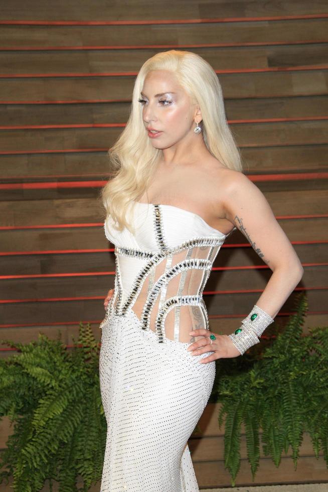 LOS ANGELES, MAR 2 -  Lady Gaga at the 2014 Vanity Fair Oscar Party at the Sunset Boulevard on March 2, 2014 in West Hollywood, CA photo