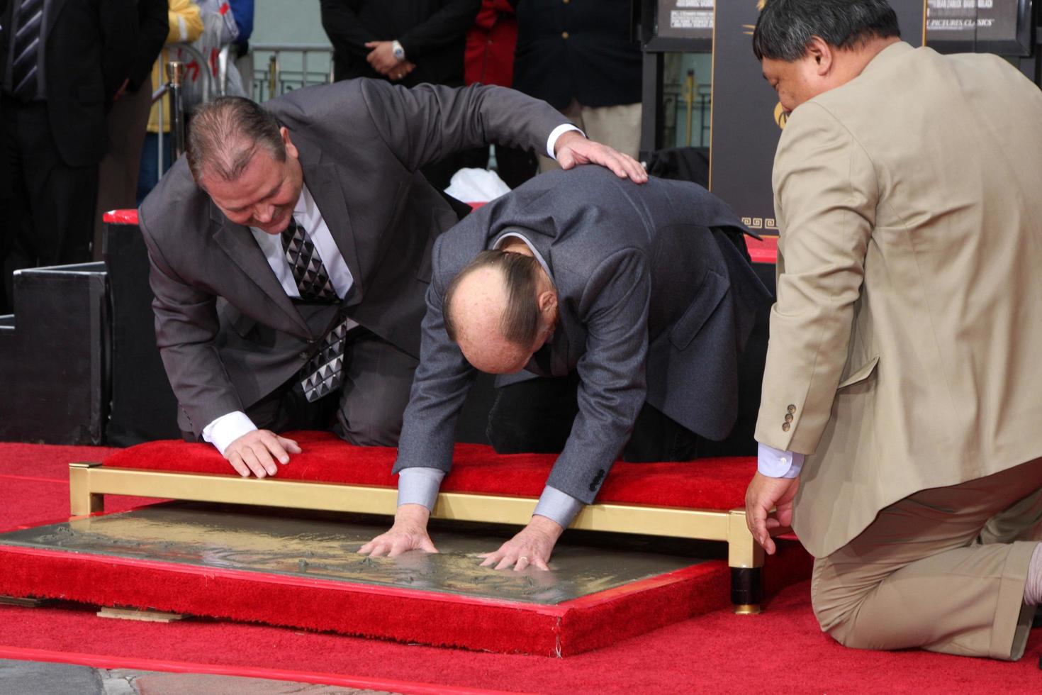 LOS ANGELES, JAN 5 - Robert Duvall at the Robert Duvall Hand and Footprint Ceremony at Grauman s Chinese Theater on January 5, 2011 in Los Angeles, CA photo