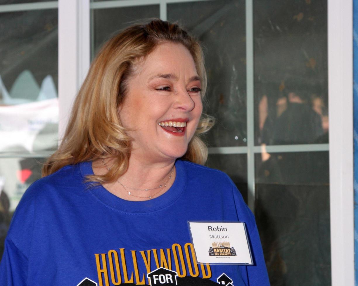 LOS ANGELES, MAR 8 - Robin Mattson at the 5th Annual General Hospital Habitat for Humanity Fan Build Day at Private Location on March 8, 2014 in Lynwood, CA photo