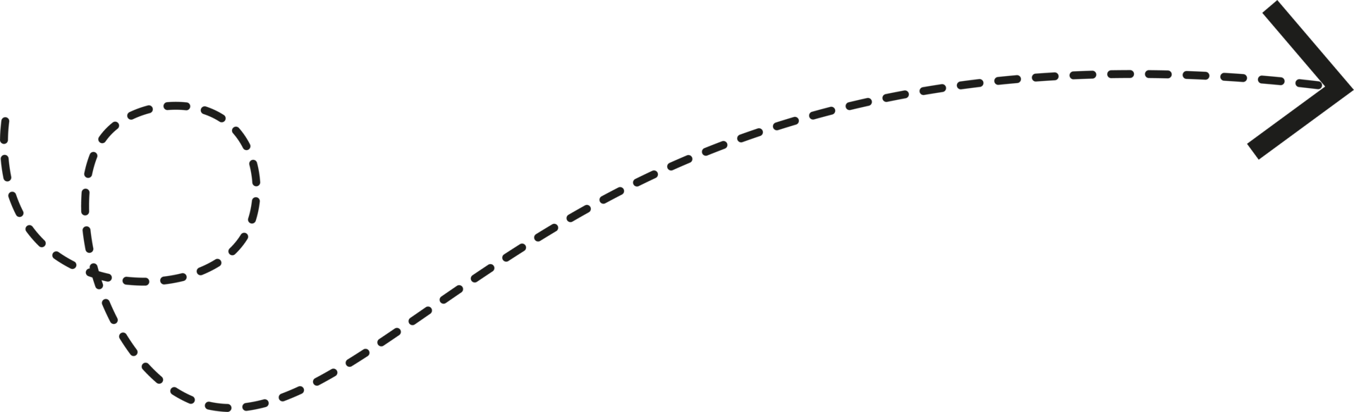 Dashed Line Arrow png