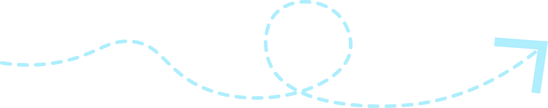 flecha de línea discontinua png