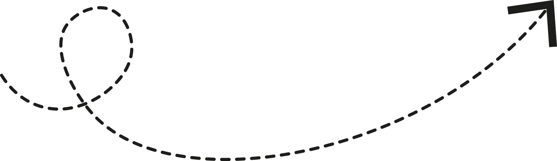 Pijl Met Stippellijn 9836517 PNG