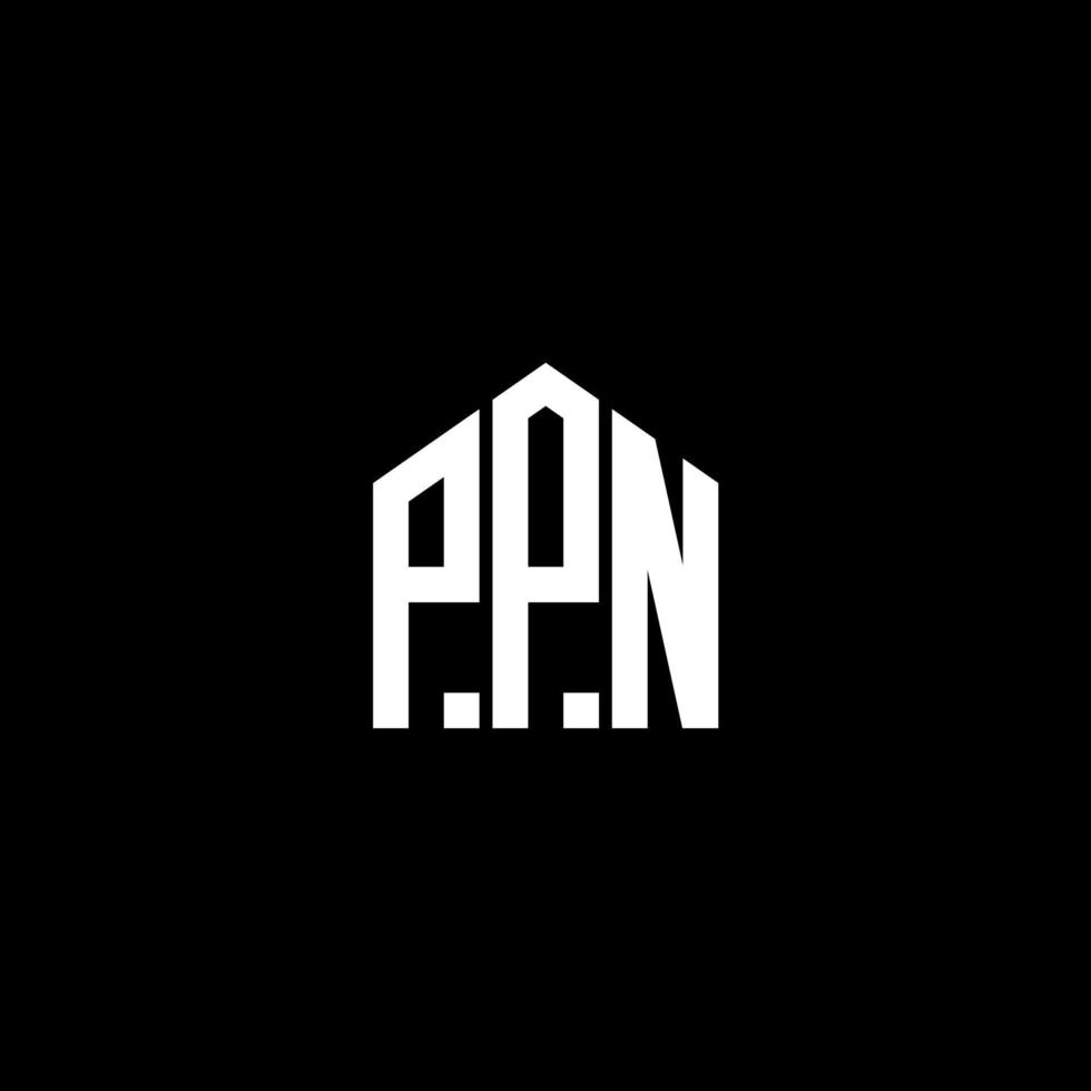 PPN letter design.PPN letter logo design on BLACK background. PPN creative initials letter logo concept. PPN letter design.PPN letter logo design on BLACK background. P vector