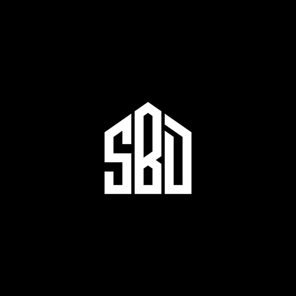 SBD letter design.SBD letter logo design on BLACK background. SBD creative initials letter logo concept. SBD letter design.SBD letter logo design on BLACK background. S vector