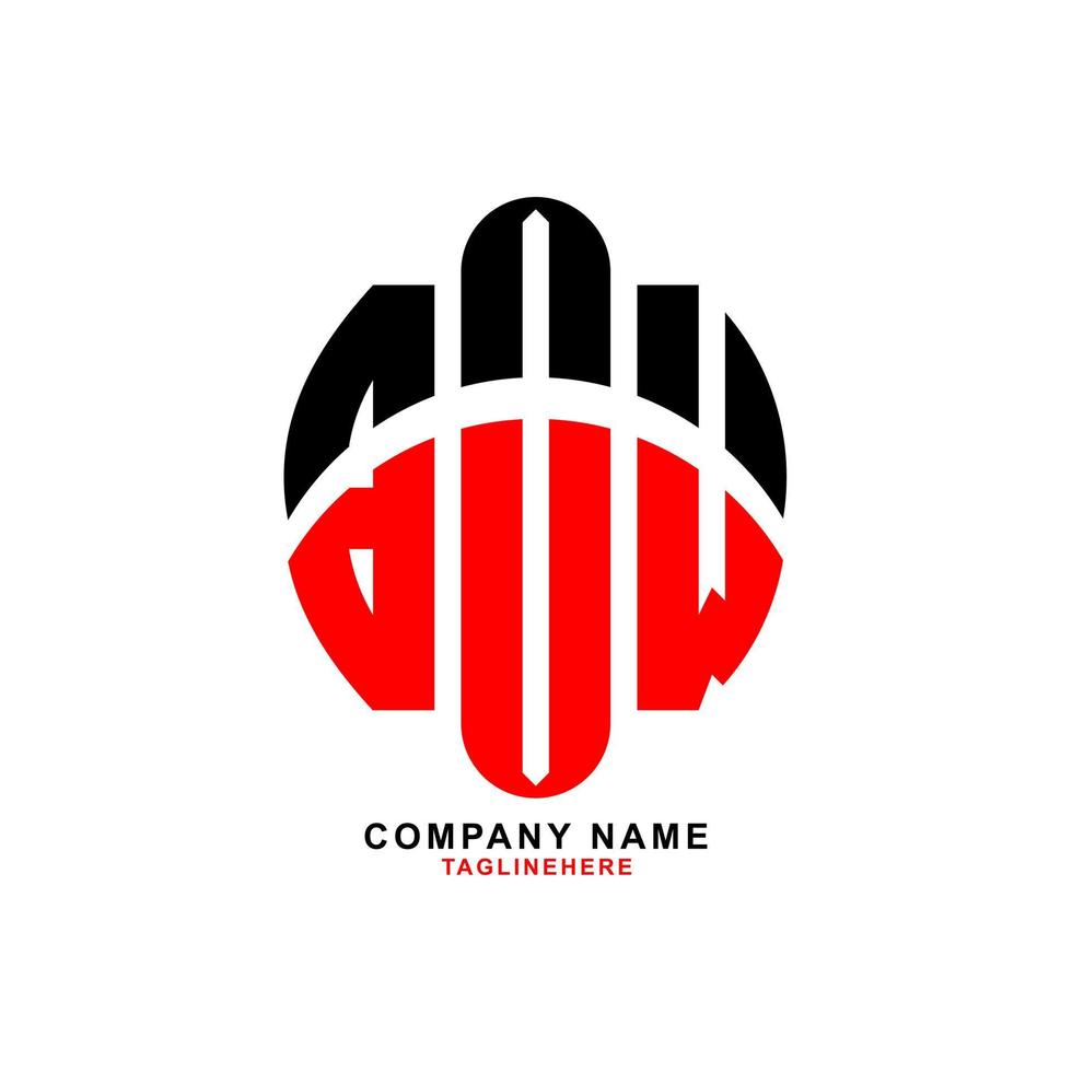 diseño de logotipo de carta de arco creativo con fondo blanco vector