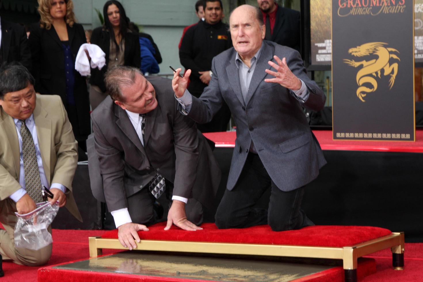 LOS ANGELES, JAN 5 - Robert Duvall at the Robert Duvall Hand and Footprint Ceremony at Grauman s Chinese Theater on January 5, 2011 in Los Angeles, CA photo