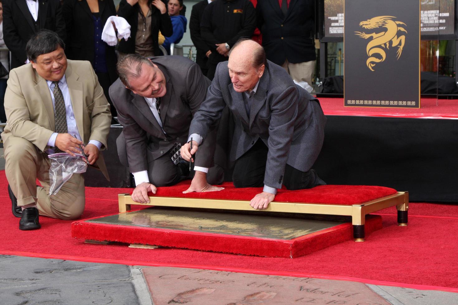 LOS ANGELES, JAN 5 - Robert Duvall at the Robert Duvall Hand and Footprint Ceremony at Grauman s Chinese Theater on January 5, 2011 in Los Angeles, CA photo