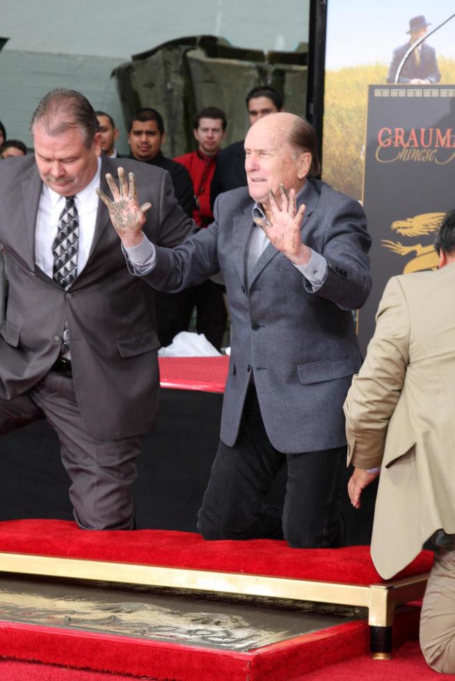 LOS ANGELES, JAN 5 - Robert Duvall at the Robert Duvall Hand and Footprint Ceremony at Grauman s Chinese Theater on January 5, 2011 in Los Angeles, CA photo