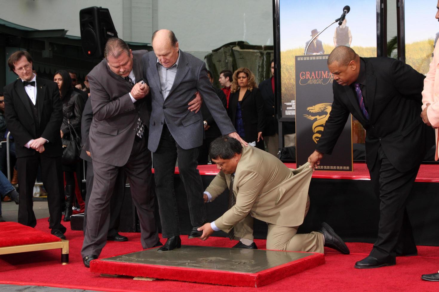 LOS ANGELES, JAN 5 - Robert Duvall at the Robert Duvall Hand and Footprint Ceremony at Grauman s Chinese Theater on January 5, 2011 in Los Angeles, CA photo