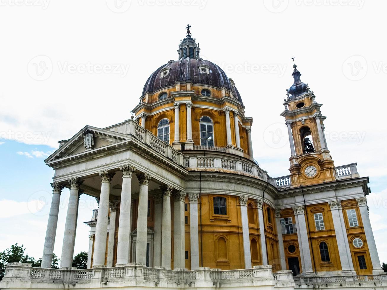 HDR Basilica di Superga in Turin photo