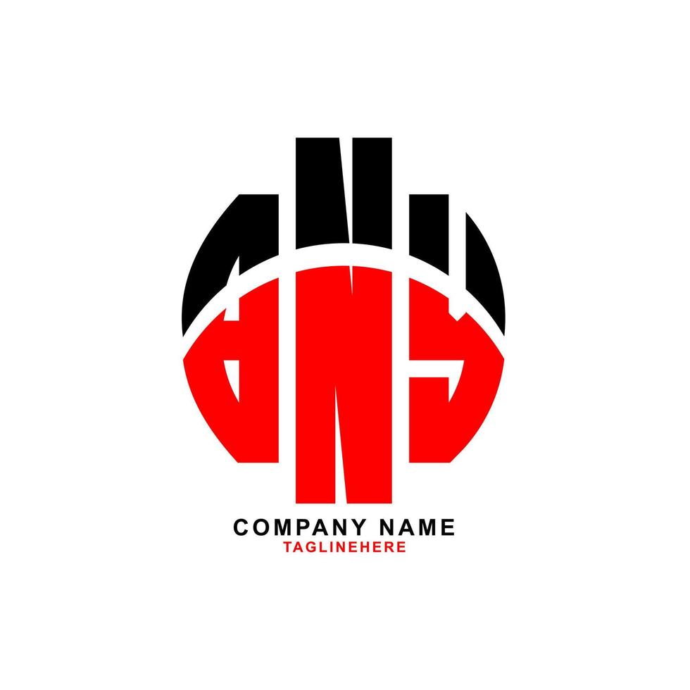 creative BNY letter logo design with white background vector