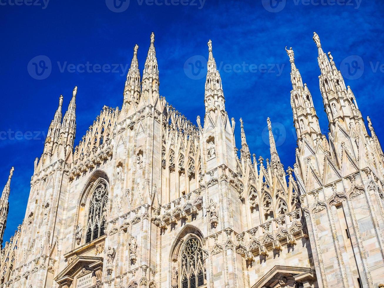 HDR Duomo di Milano Milan Cathedral photo