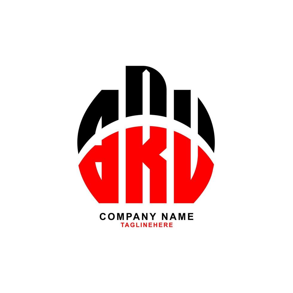 creative BRU letter logo design with white background vector