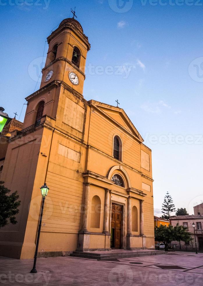 HDR Maria Vergine Assunta church in Selargius photo