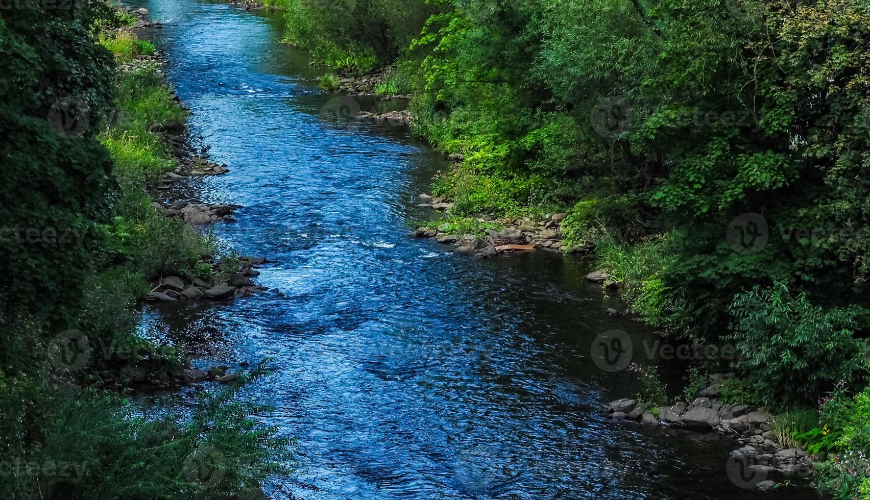 hdr río wupper en wuppertal foto