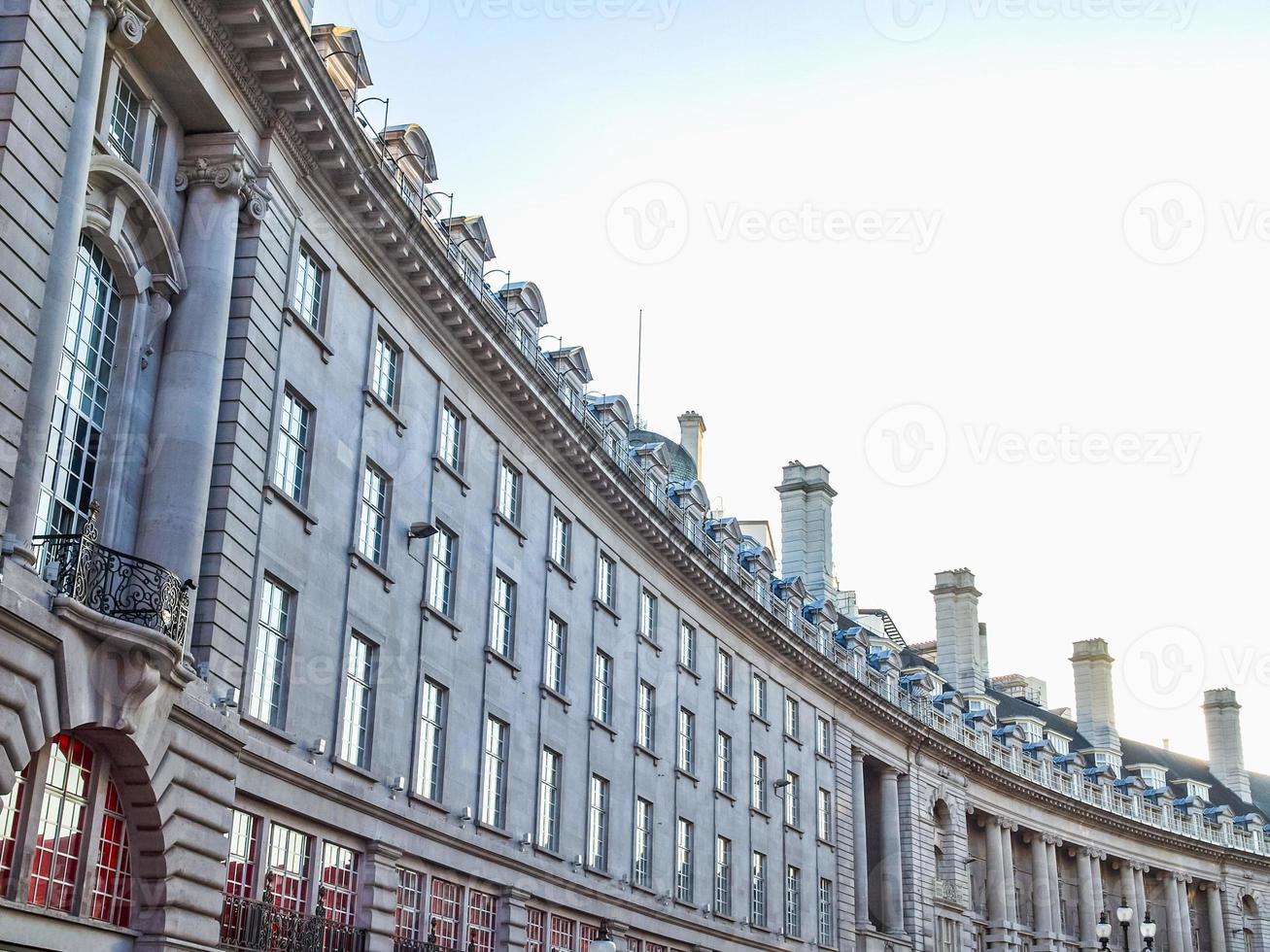 hdr regents street, londres foto