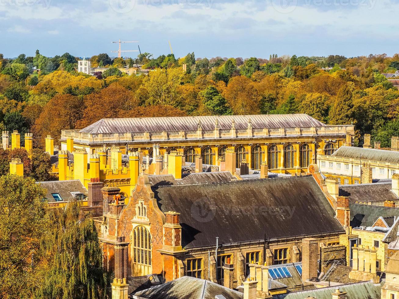 HDR Aerial view of Cambridge 9840021 Stock Photo at Vecteezy
