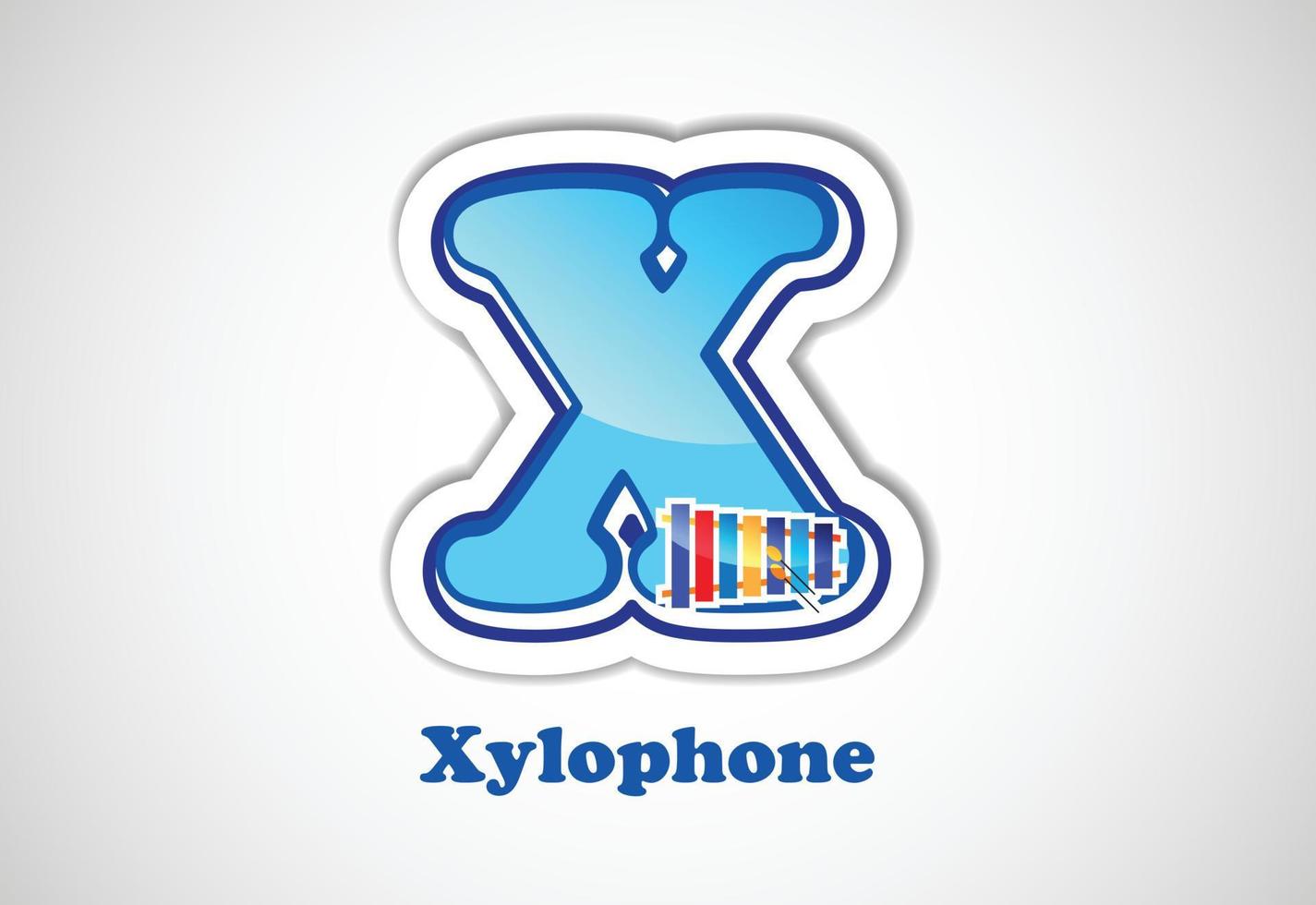 Alphabet stickers for kids. Good for school and kindergarten projects. vector Illustration.
