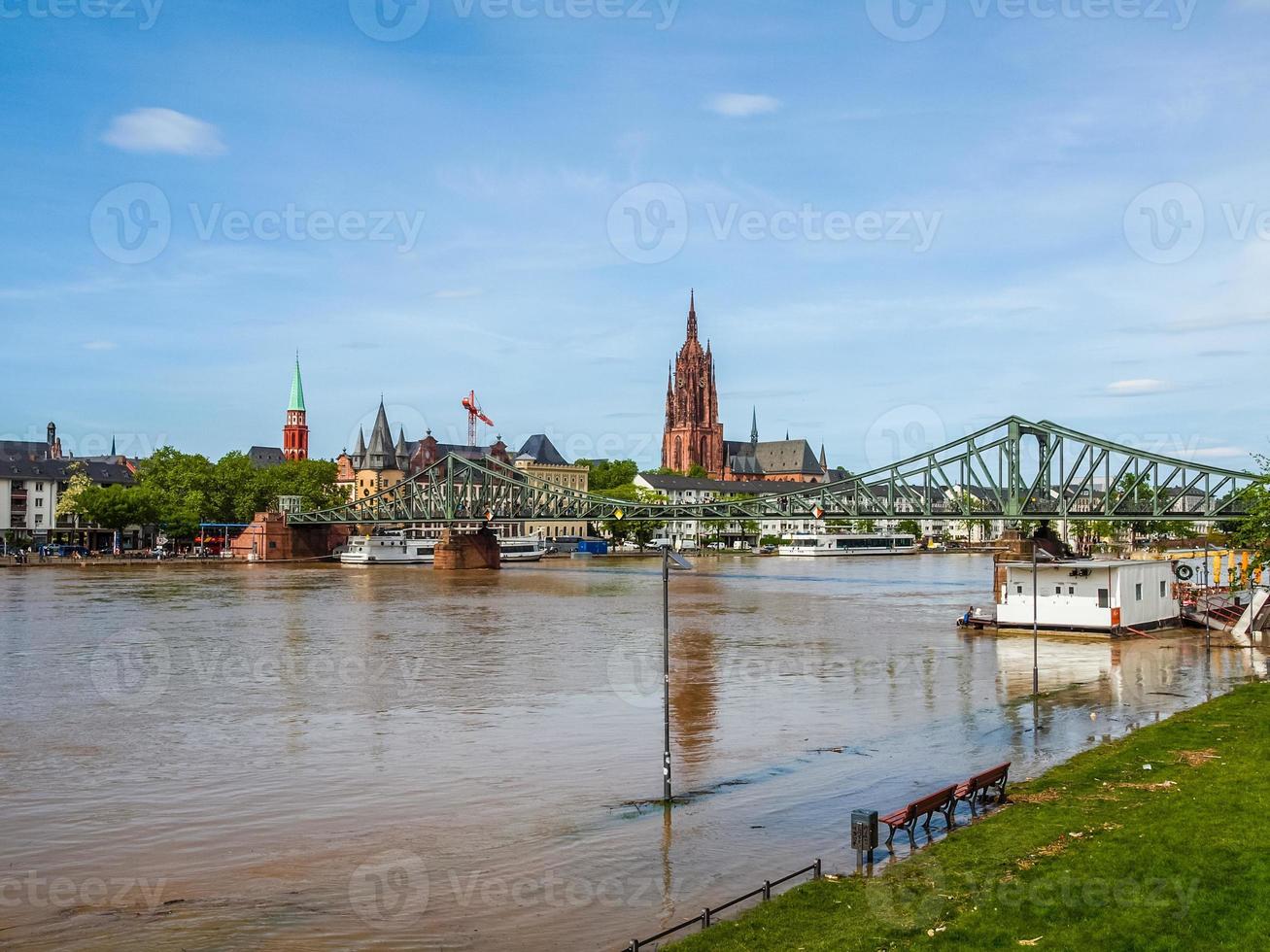 HDR View of Frankfurt, Germany photo