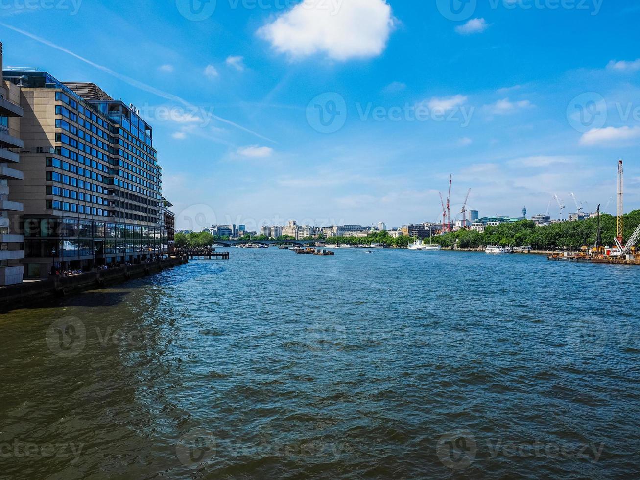 HDR River Thames in London photo