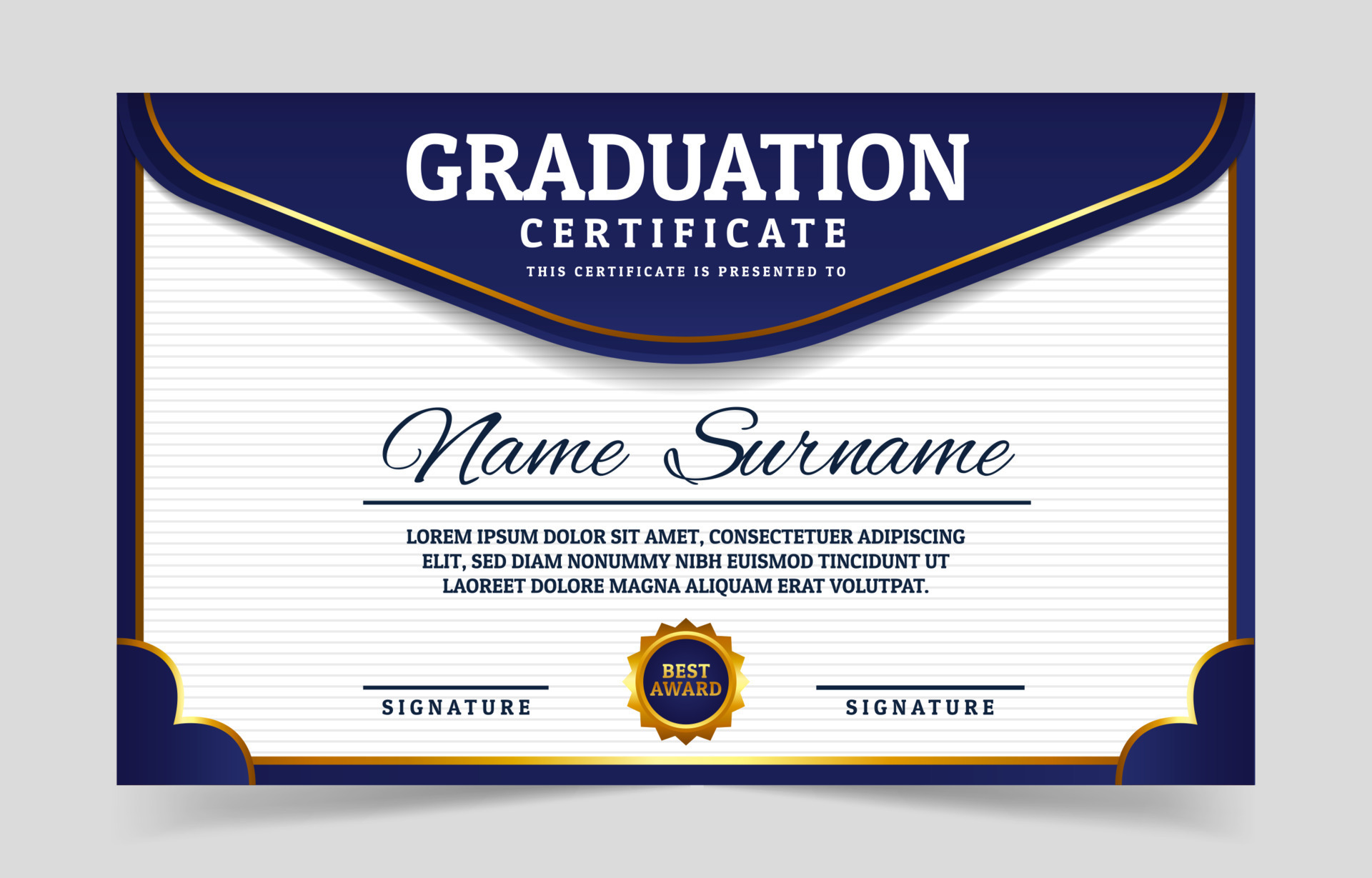 Graduation Certificate Template Free Graduation Certificate Template Free