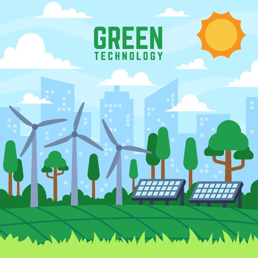 Green Technology Concept vector