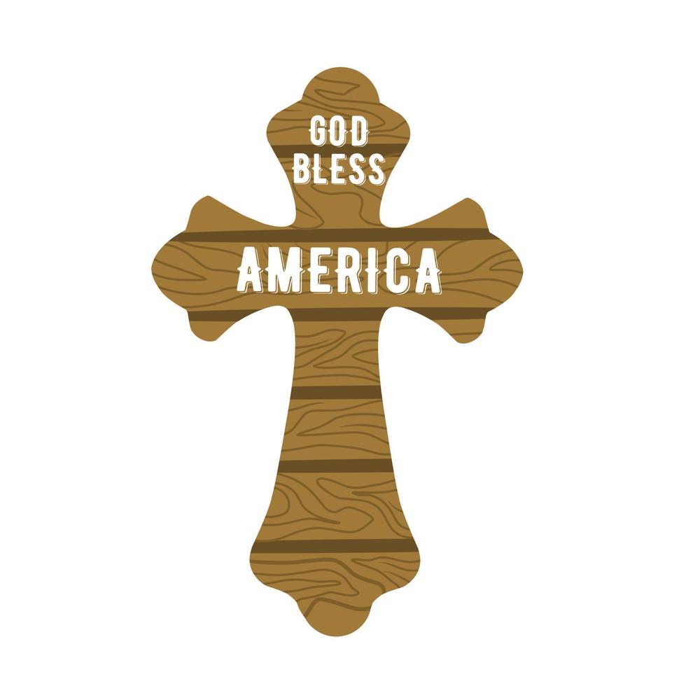 illustration vector of wall cross with word,perfect for print,etc.