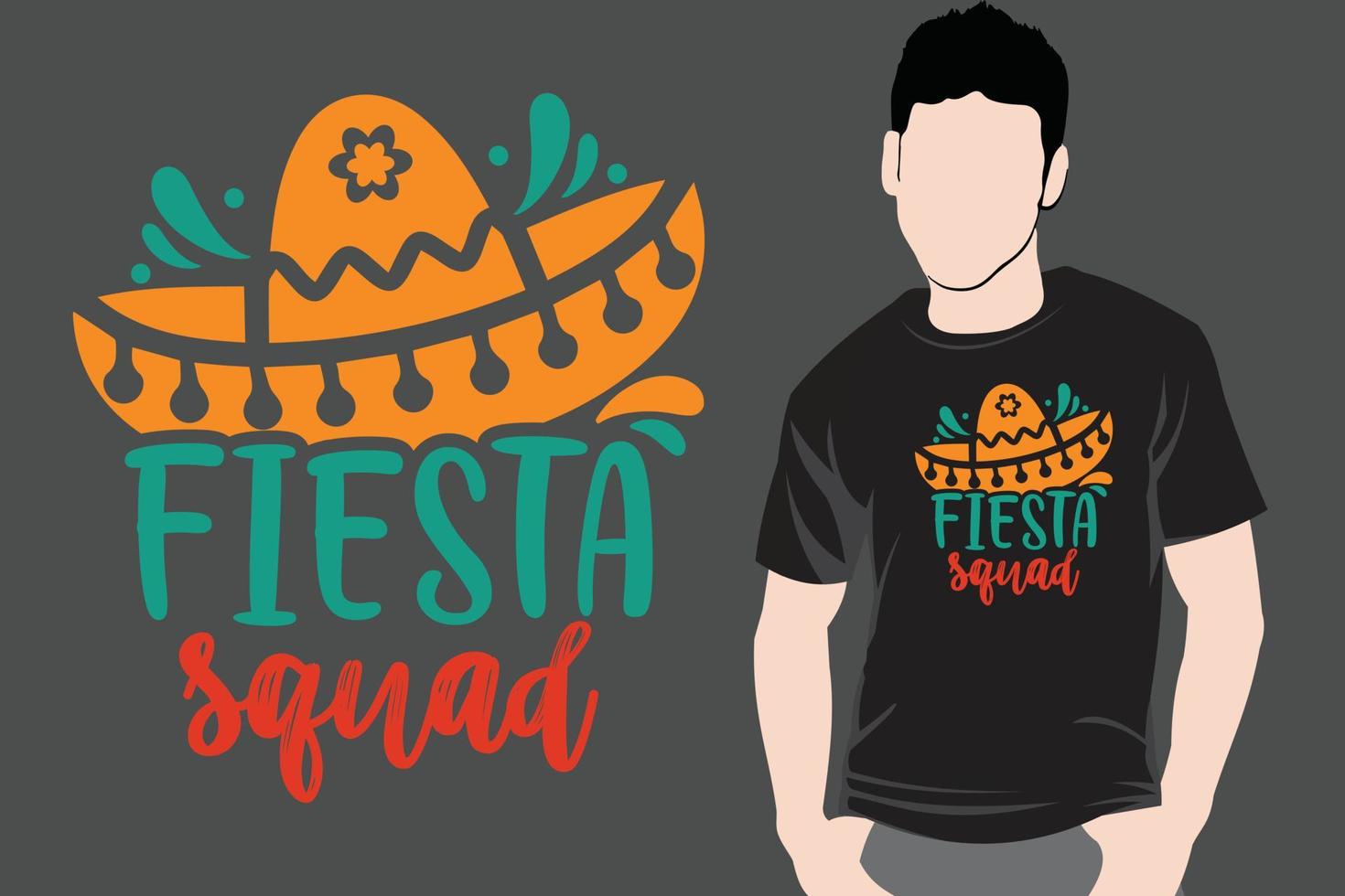 Happy cinco de mayo quotes tshirt design vector
